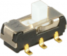 Slide switch, On-On, 2 pole, straight, 200 mA/12 VDC, CL-SB-22B-02