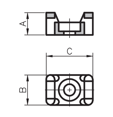 01860930018 SES-Sterling Cable Holders Image 2