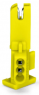 Socket module, 1 pole, Push-wire connection, 1.0 mm², yellow, 267-110