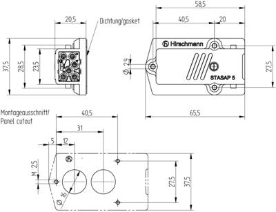 932512106 Hirschmann Automation and Control Device Connectors Image 2