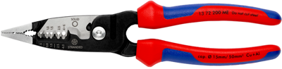 13 72 200 ME Knipex Combination Pliers, Multi-Function Pliers Image 3