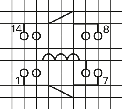 DIP12-2A72-21L Standex Electronics Reed Relays Image 3