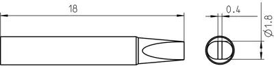 RTM 018 S Weller Soldering tips, desoldering tips and hot air nozzles Image 3