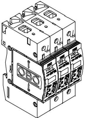 5094605 OBO Bettermann Overvoltage Protection Image 2