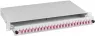 Splice box, 24 x 50/125 OM4, 12 x LC duplex, (W x H x D) 483 x 44.5 x 244 mm, gray, BA71901.24OM4