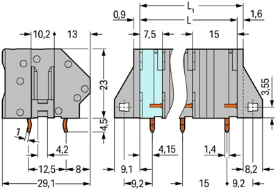 745-1460 WAGO PCB Terminal Blocks Image 2