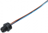 Sensor actuator cable, M12-flange plug, straight to open end, 12 pole, 0.2 m, 1.5 A, 76 4331 0111 00012-0200