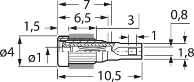 23.1010-21 Stäubli Electrical Connectors Laboratory Connectors Image 2