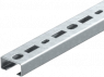 DIN rail, perforated, 18 mm, W 35 mm, steel, strip galvanized, 1104349