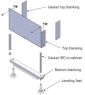 RackChiller In-Row Cooler Ganging Kit f/ VaristarCP, 42 U, 300 mm Width, with 200 mm Plinth