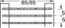 Taped wire, E-CU58F37 tin plated, (W) 65 mm, Ø 0.8 mm, 880014383