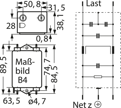 B84112B0000B110 EPCOS Interference suppression filter Image 2