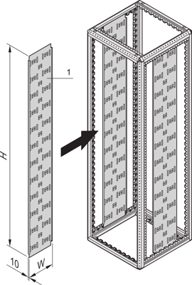 23130-502 SCHROFF Accessories for Enclosures