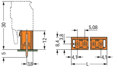 231-344/001-000 WAGO PCB Connection Systems Image 2