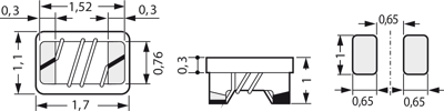 0603AS-010J-08 Fastron Fixed Inductors Image 2