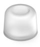 Sealing cap, round, (L) 20.3 mm, transparent, for Pushbutton, 5.52.008.065/0000
