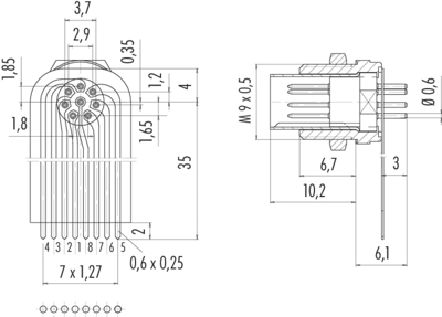 09 0481 65 08 binder Other Circular Connectors Image 2