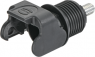 Screw-in housing, polyamide, longitudinal bow locking, IP40, 09930011101