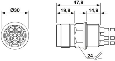 1414736 Phoenix Contact Other Circular Connectors Image 2