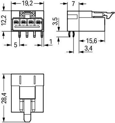 890-834/011-000 WAGO Device Connectors Image 2