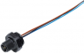 Sensor actuator cable, M12-flange plug, straight to open end, 4 pole, 0.2 m, 4 A, 76 4731 3011 00004-0200