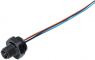 Sensor actuator cable, M12-flange plug, straight to open end, 5 pole, 0.2 m, 4 A, 76 4731 3011 00005-0200