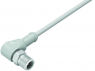 Sensor actuator cable, M12-cable plug, angled to open end, 12 pole, 2 m, TPE, gray, 1.5 A, 77 3727 0000 40912-0200