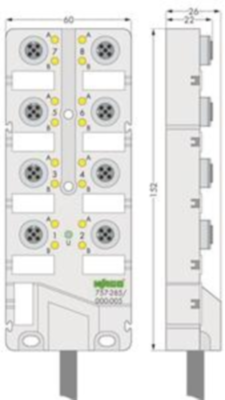 757-285/000-005 WAGO Sensor-Actuator Distribution Boxes Image 2