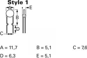 MF-R090 Bourns Electronics GmbH Resettable PTC-Fuses