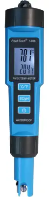 P 5306 PeakTech Conductivity, PH-Meter, Refractometer Image 1