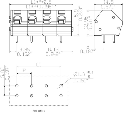 1952320000 Weidmüller PCB Terminal Blocks Image 2