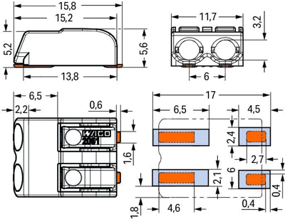 2061-602/998-404 WAGO PCB Terminal Blocks Image 4