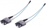 FO duplex patch cable, SC to SC, 50 m, OM3, multimode 50/125 µm