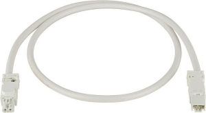 Connection line, 1.5 mm², 1 m, white for control cabinet light, 07L.10