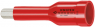 VDE 3/8 inch socket wrench, internal hexagon, 5 mm, L 75 mm, 98 39 05