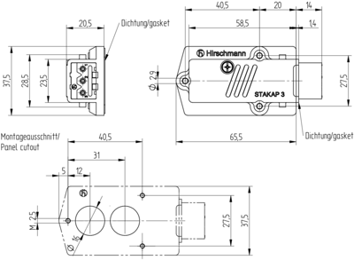 932513106 Hirschmann Automation and Control Device Connectors Image 2