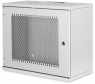 9 U wall enclosure, (H x W x D) 460 x 540 x 400 mm, IP20, sheet steel, gray, DN-19-09U-S-PD