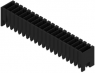 Pin header, 20 pole, pitch 3.5 mm, straight, black, 1290490000