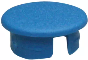 Front cap, without line, blue, KKS, for rotary knobs size 13.5, A4113006