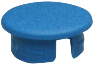 Front cap, without line, blue, KKS, for rotary knobs size 16, A4116006