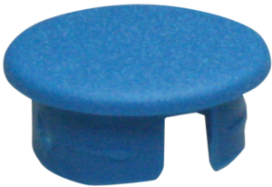 Front cap, without line, blue, KKS, for rotary knobs size 20, A4120006