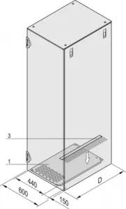 23130-355 SCHROFF Accessories for Enclosures