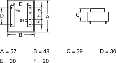 VC 16/1/15 Block PCB Transformers Image 2