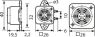 Signal transmitter, 92 dB, 12 VDC, 35 mA, black