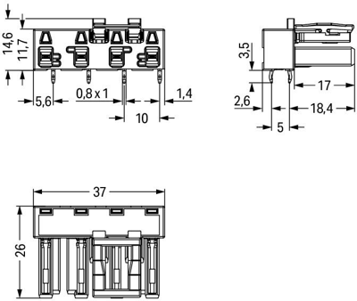 770-844/011-000/062-000 WAGO Device Connectors Image 2