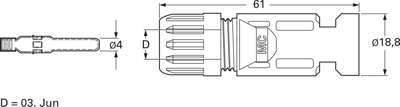 32.0015P0001-UR Stäubli Electrical Connectors Solar Connectors Image 2