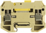 Isolating and measuring isolating terminal block, screw connection, 0.5-4.0 mm², 10 A, 6 kV, beige/yellow, 0412860000