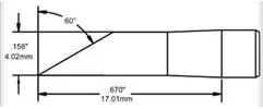 SCV-DRH640AR METCAL Soldering tips, desoldering tips and hot air nozzles