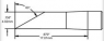 Soldering tip, Blade shape, (W) 4 mm, 450 °C, SCV-DRH640AR