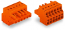 Socket header, 12 pole, pitch 5.08 mm, angled, orange, 231-2312/026-000